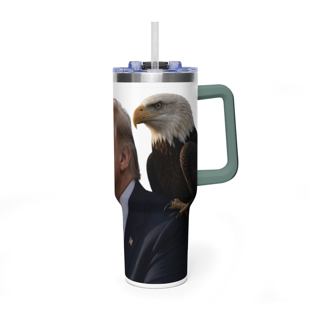 40oz Vacuum Tumbler — Thoughtful Portrait Travel Mug