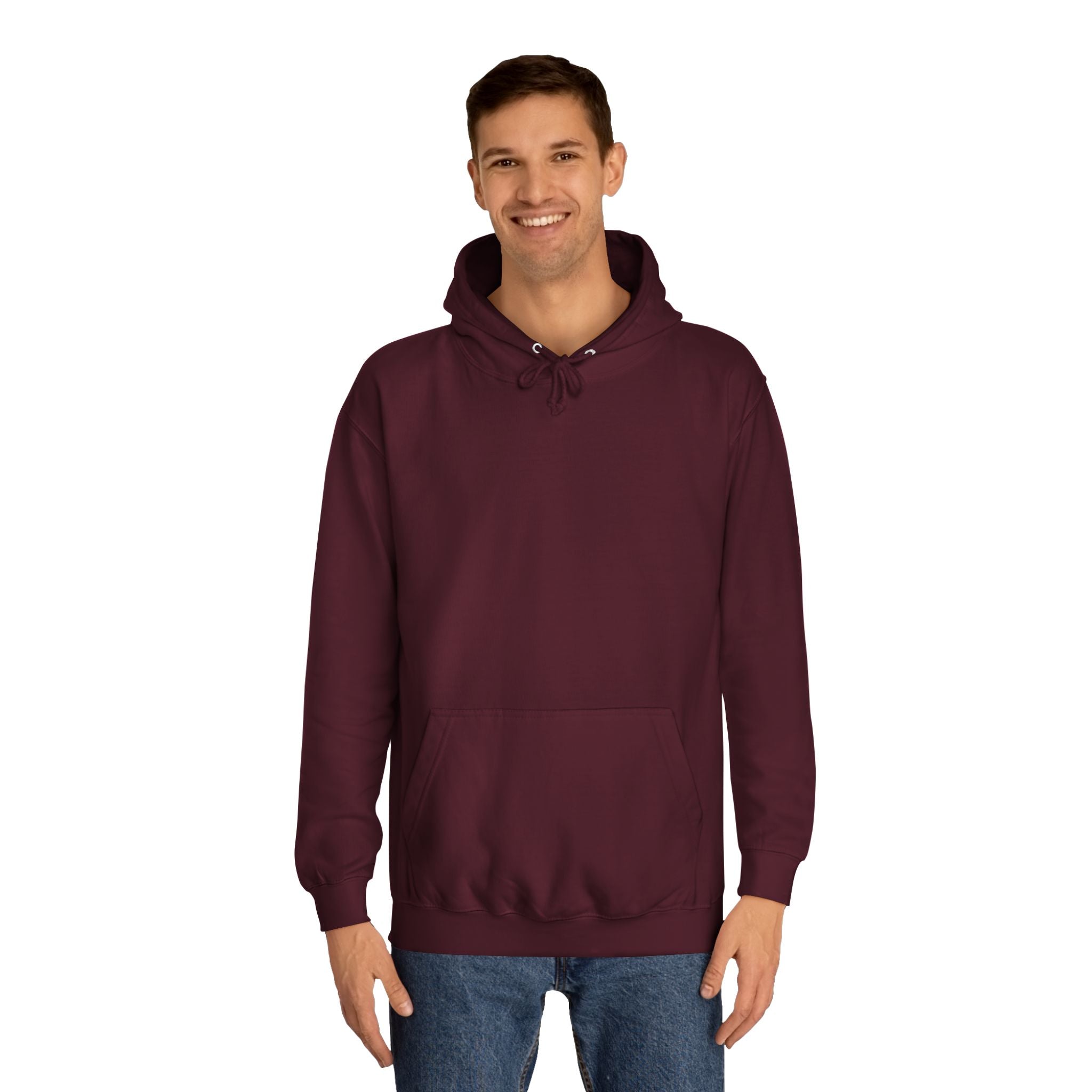 Beach Scene Hoodie — "The Beach" Retro Sunset Palm Design