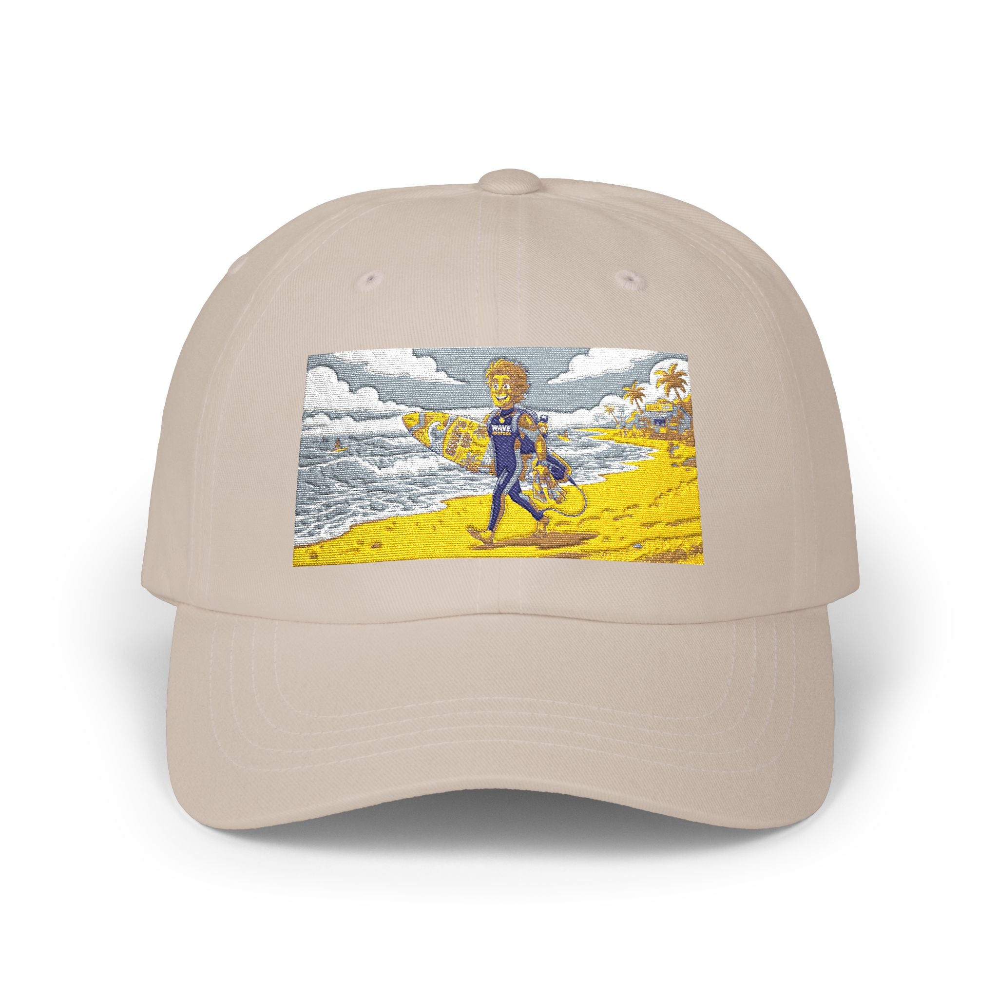 Dad Cap — Vintage Child with Kite Embroidered Baseball Hat