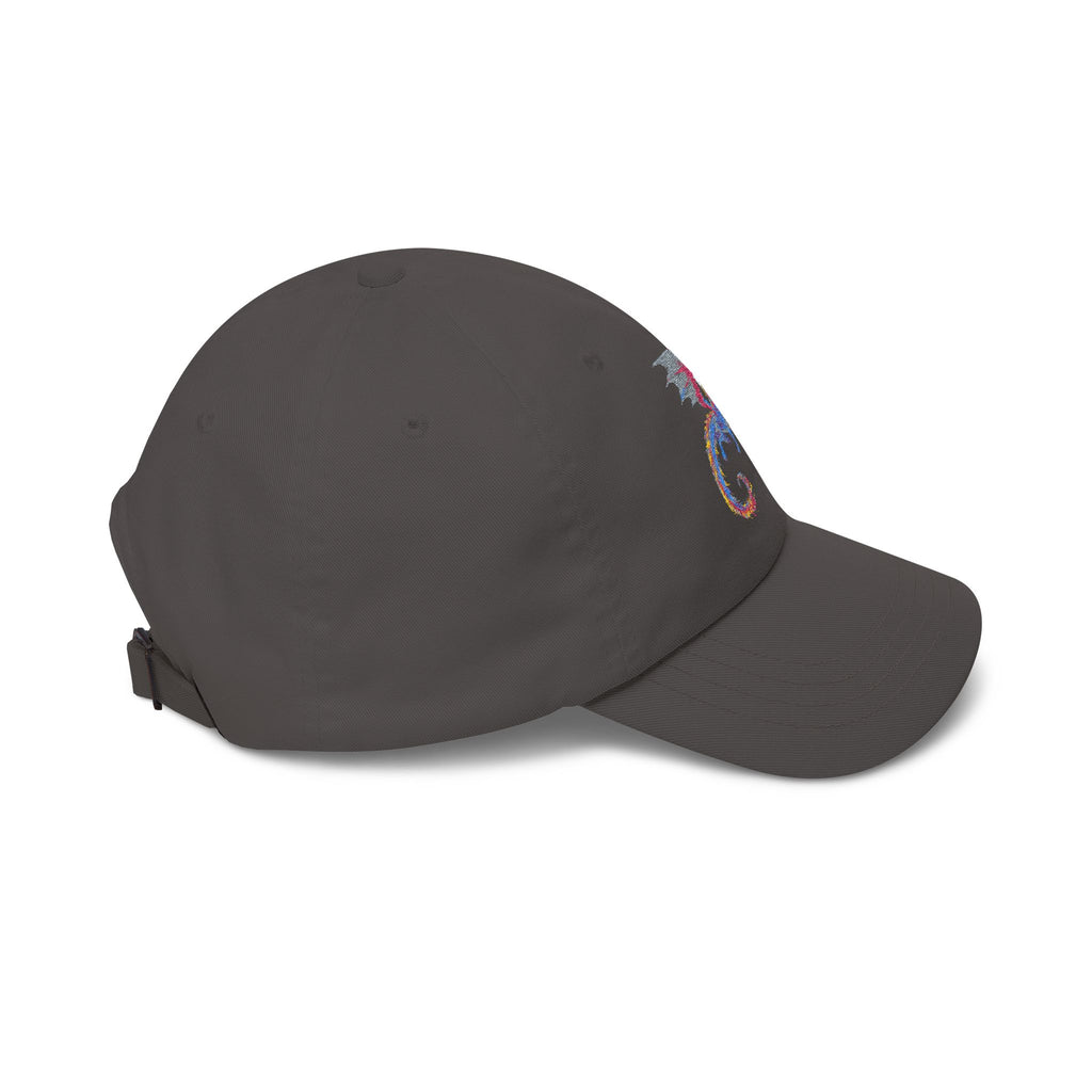 Embroidered Colorful Dragon Dad Cap — Classic Adjustable Baseball Hat