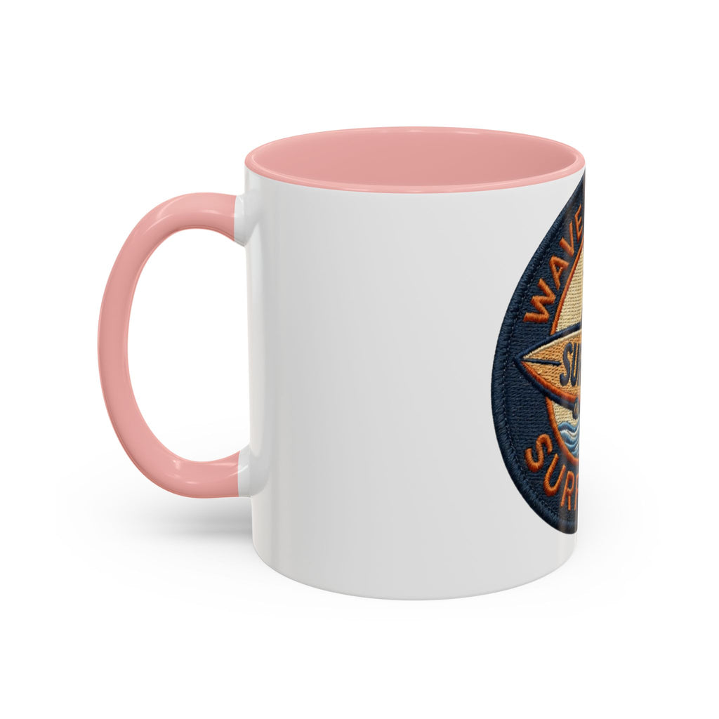 Surf's Up Wave Hunters Coffee Mug — Retro Surfin' USA Accent Mug