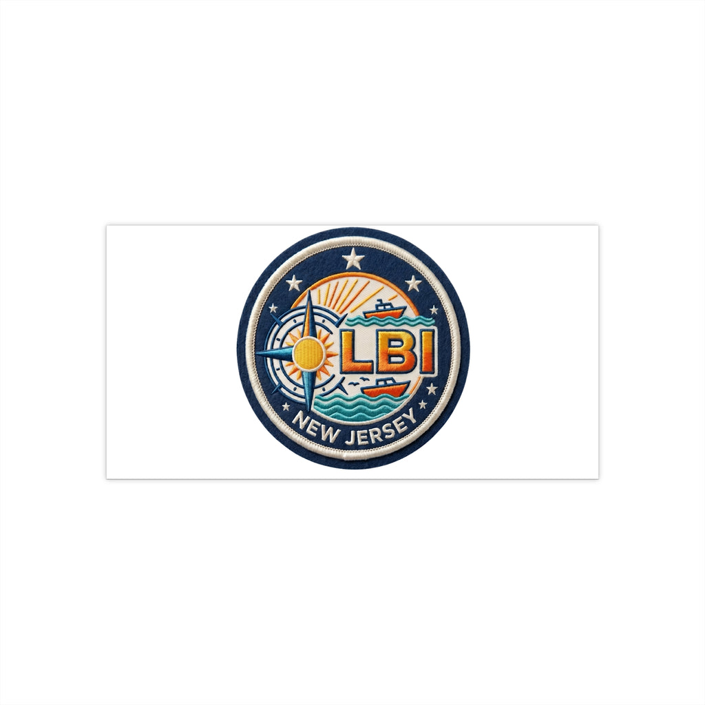LBI New Jersey Beach Sticker — Retro Long Beach Island Decal