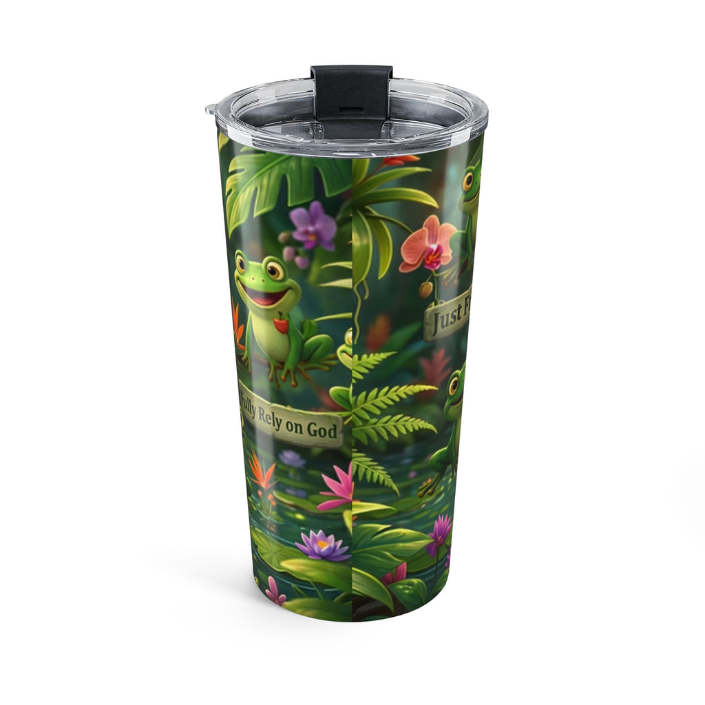 Frog Jungle 20oz Tumbler — Cute Frogs & Floral Travel Cup