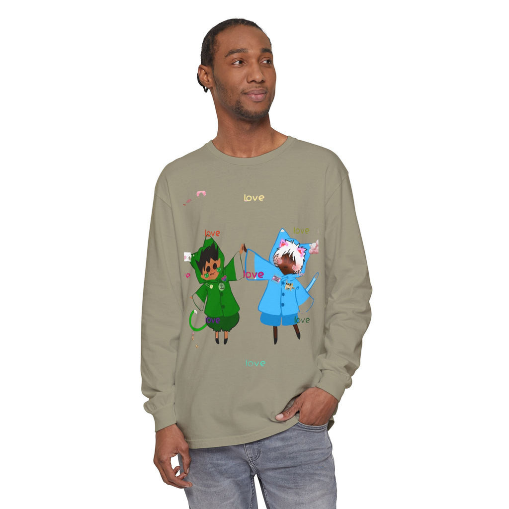 Unisex Garment-dyed Long Sleeve T-Shirt