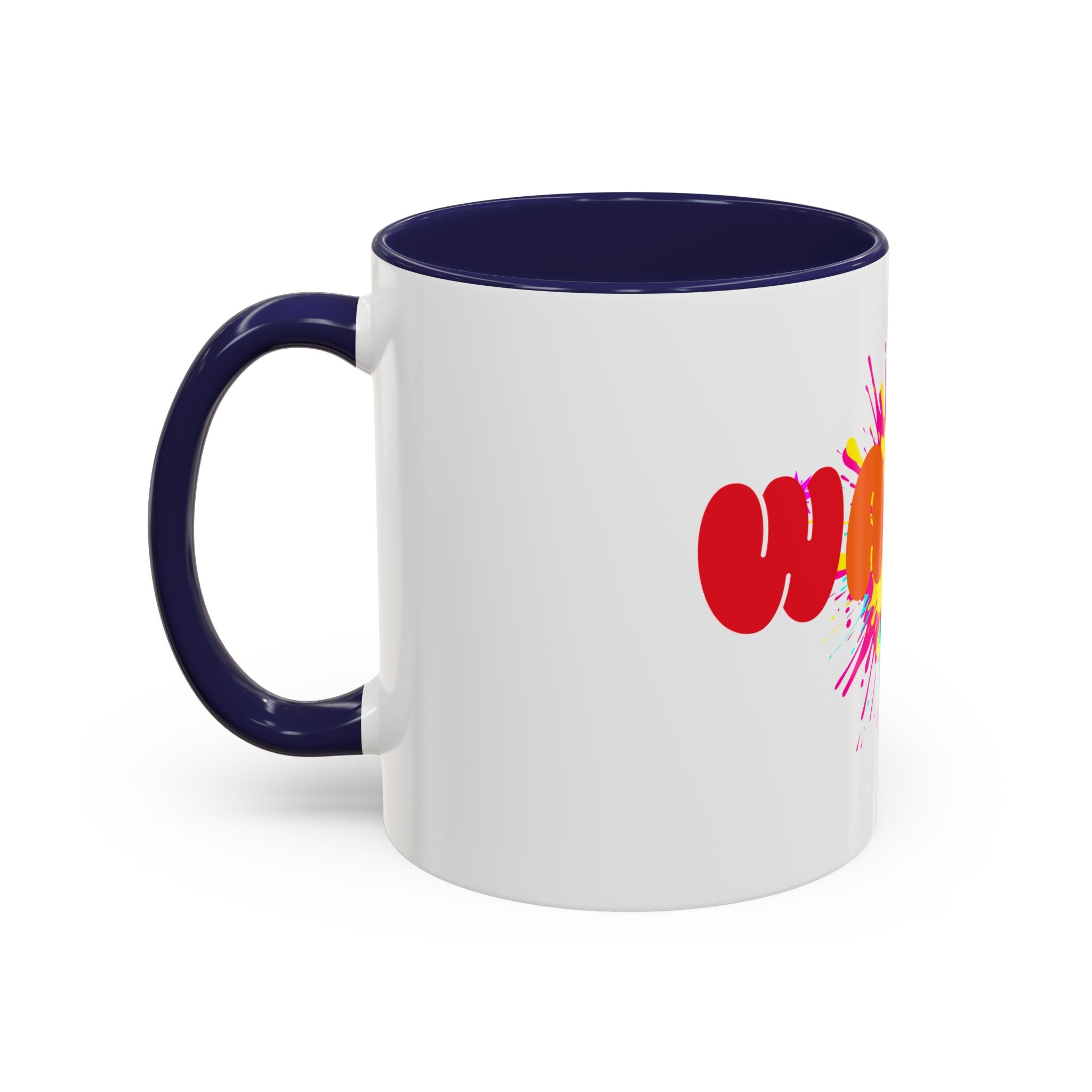 Wazzup Rainbow Splash Accent Coffee Mug (11/15oz)