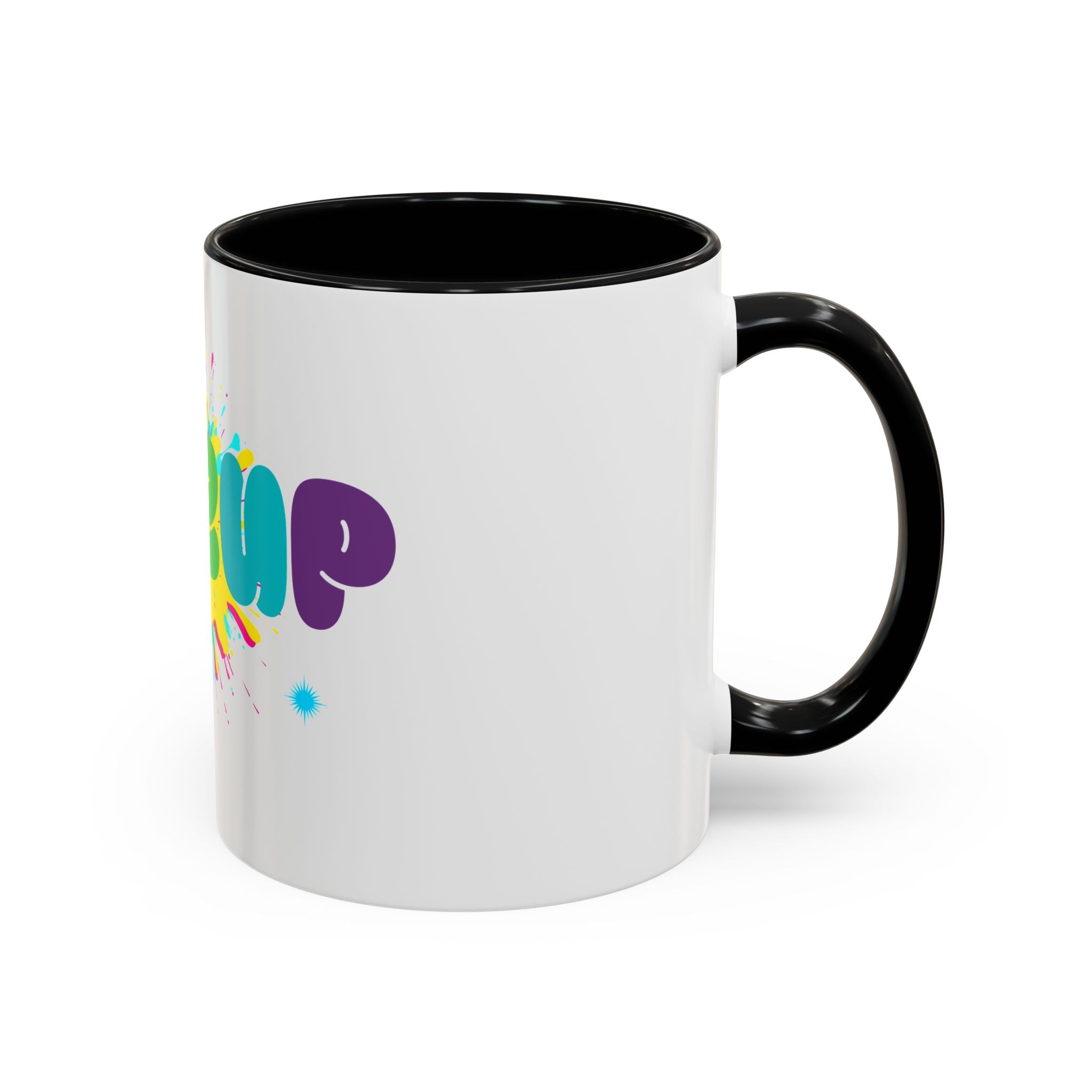 Wazzup Rainbow Splash Accent Coffee Mug (11/15oz)