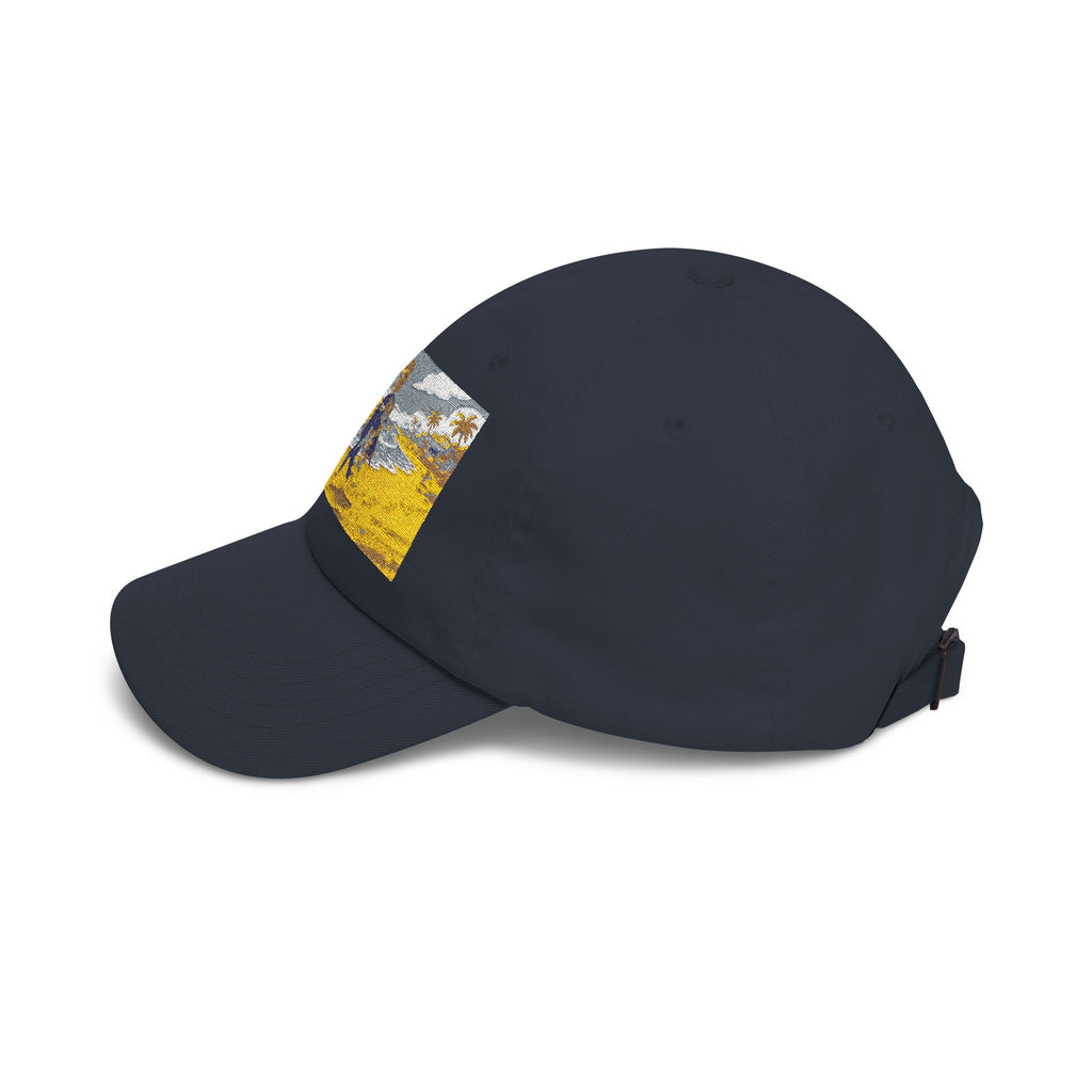 Dad Cap — Vintage Child with Kite Embroidered Baseball Hat