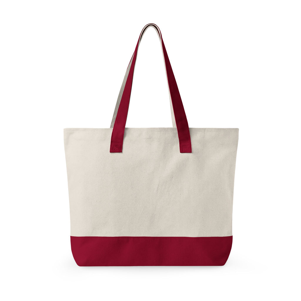 Canvas Tote Bag — Whimsical Moon Cat Butterfly Design