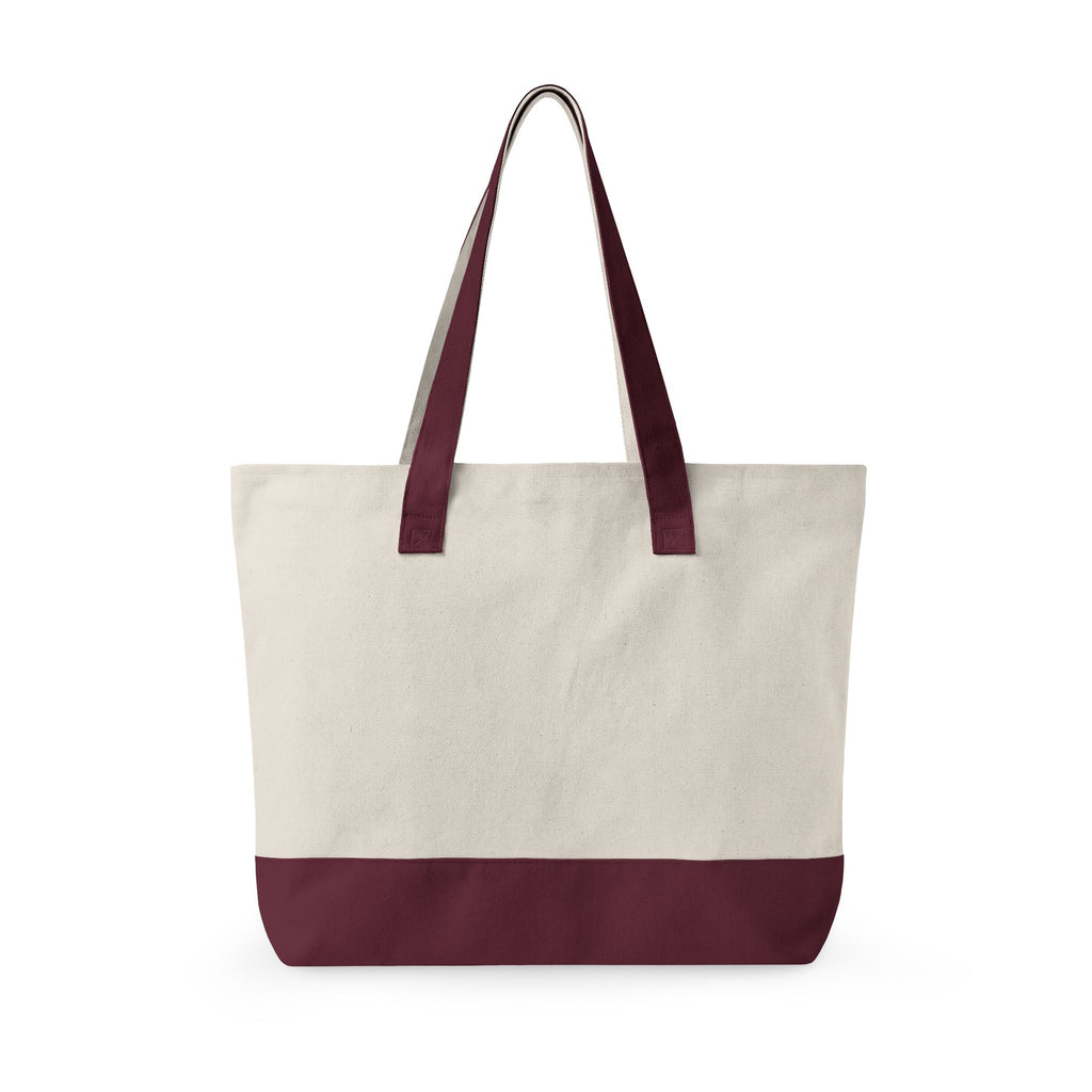 Canvas Tote Bag — Whimsical Moon Cat Butterfly Design