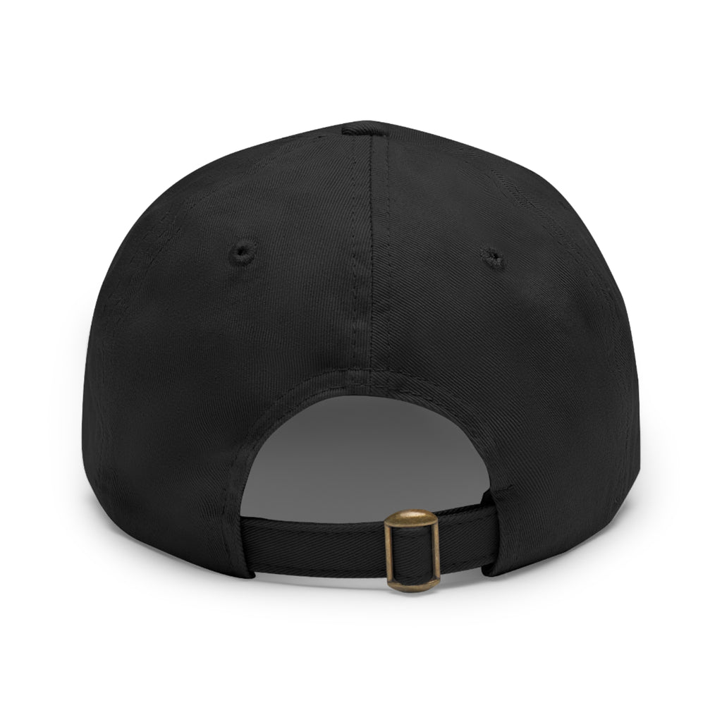 Frog Patch Dad Hat — 'Just Frog It' Leather Patch Baseball Cap