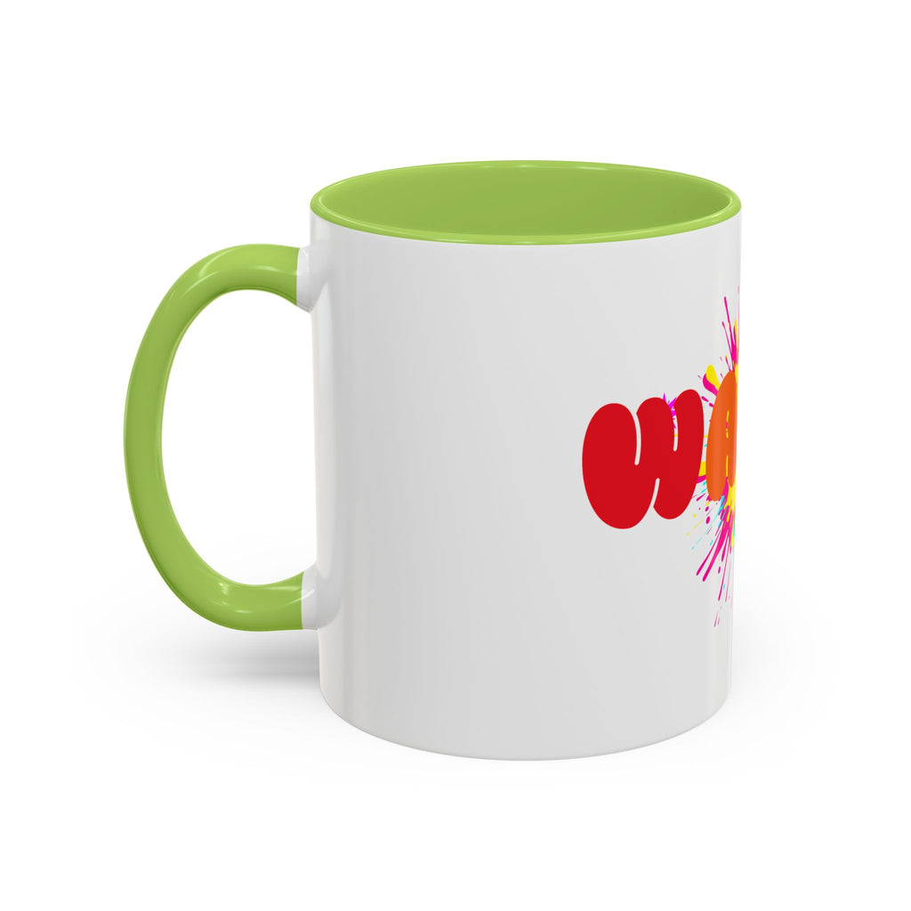 Wazzup Rainbow Splash Accent Coffee Mug (11/15oz)