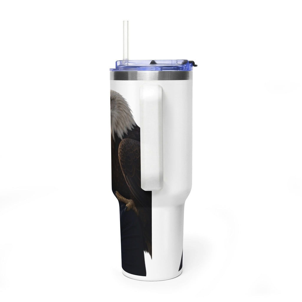40oz Vacuum Tumbler — Thoughtful Portrait Travel Mug
