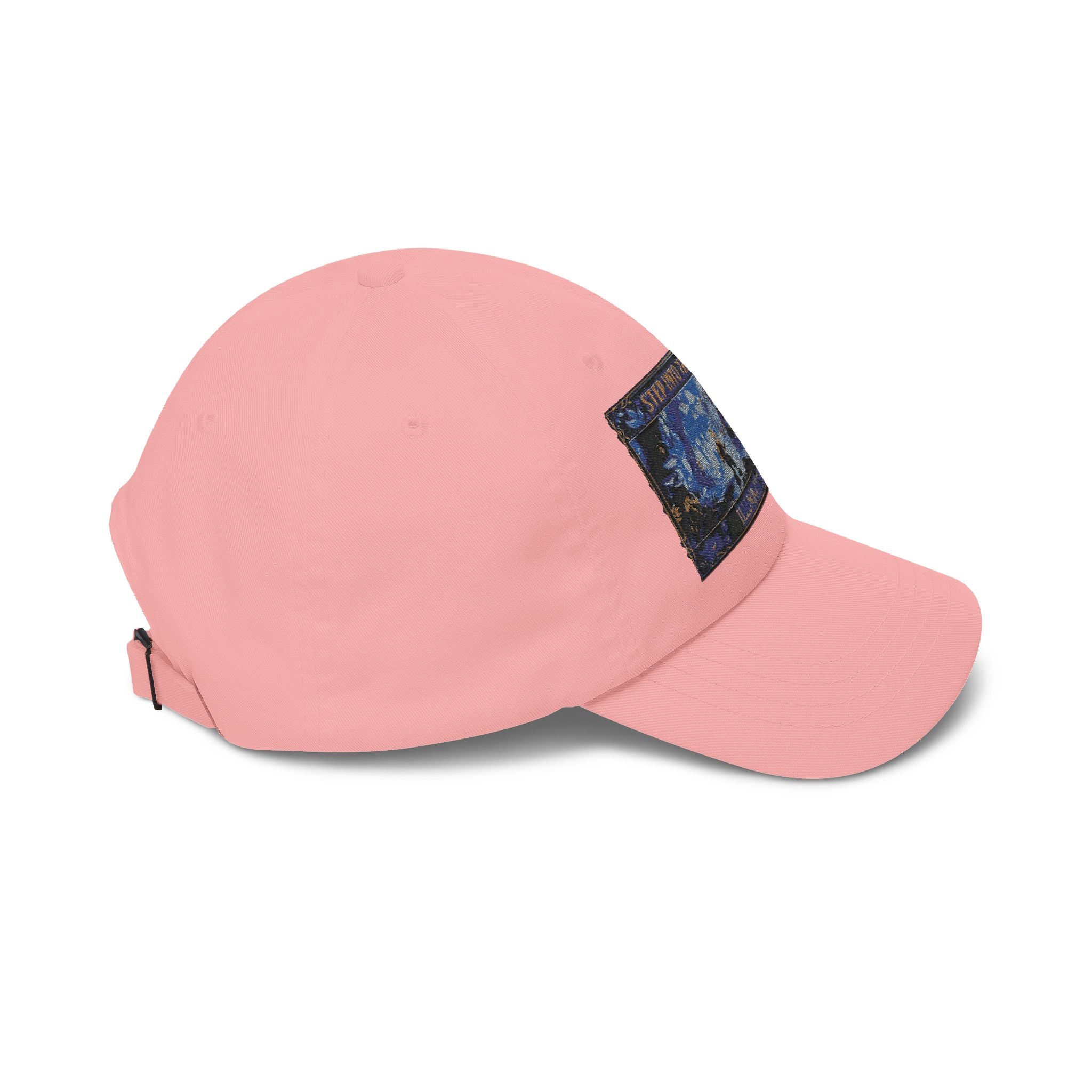Dad Cap – 'Step Into the Unknown, Eliminate the Past' Adventure Embroidered Hat
