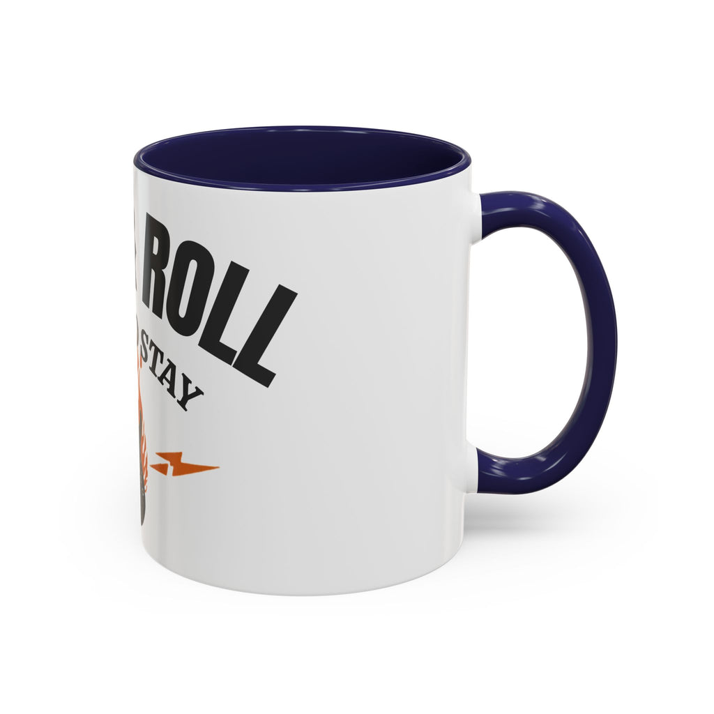 Rock & Roll Coffee Mug – "Here to Stay" Accent Ceramic Mug (11/15oz)