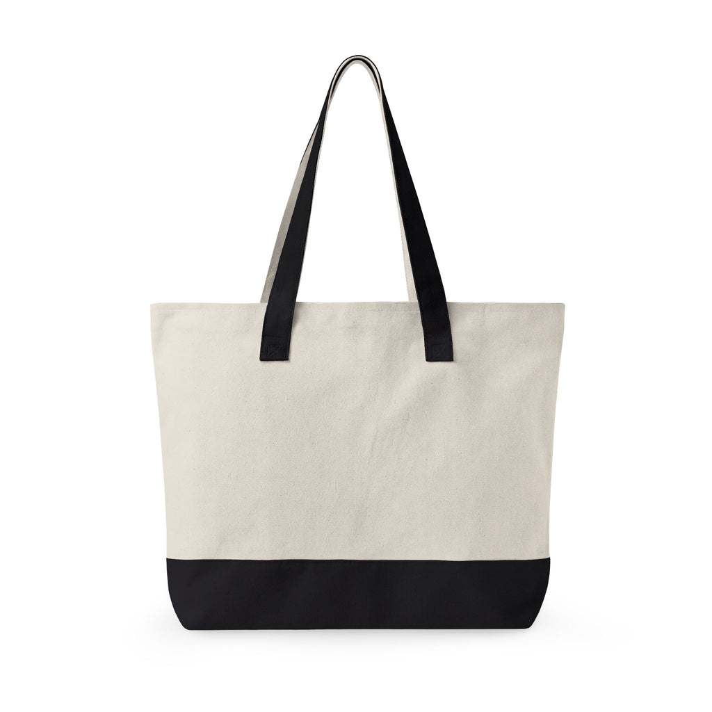 Canvas Tote Bag — Whimsical Moon Cat Butterfly Design