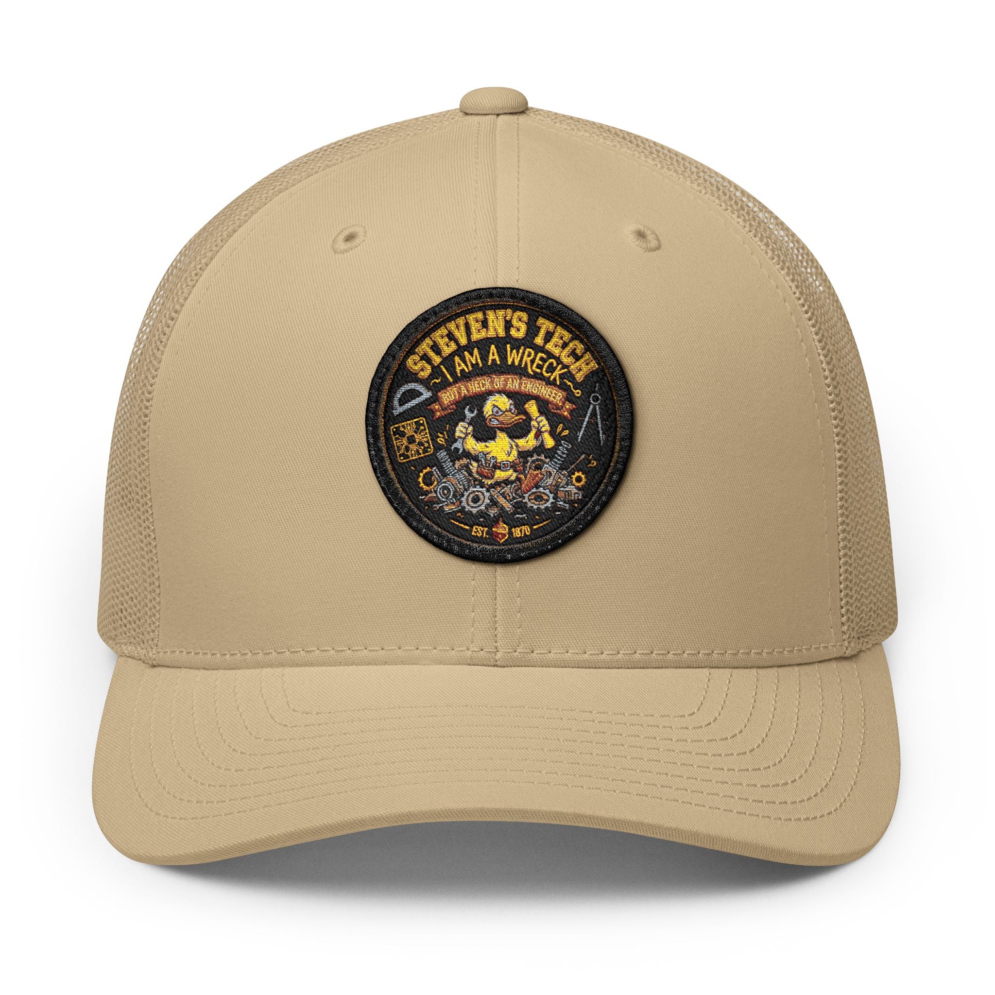 Snapback Trucker Cap with Patch (Embroidery)
