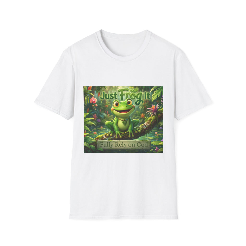 Just Frog It T-Shirt — Cute Frog Graphic Tee ("Just Frog It")