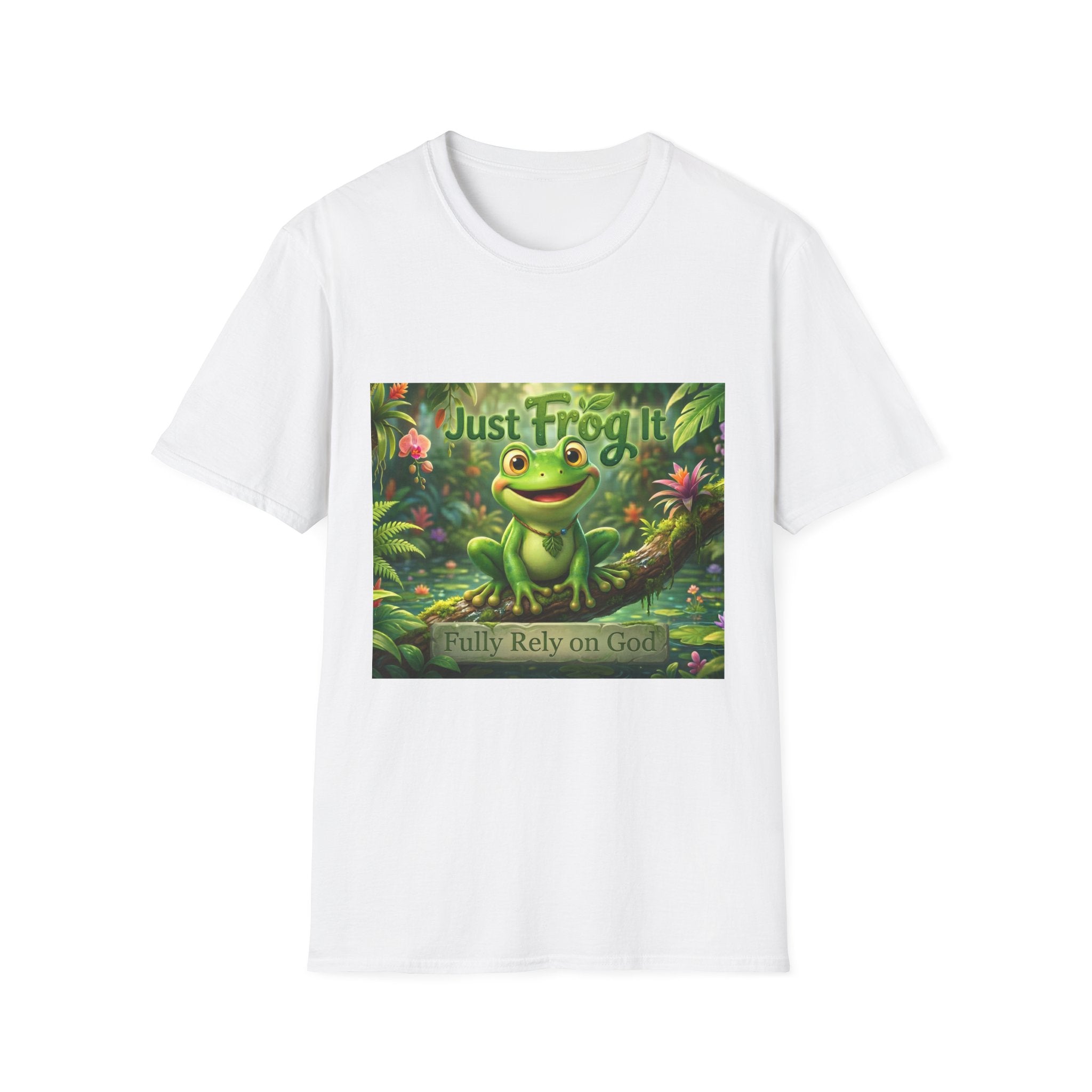 Just Frog It T-Shirt — Cute Frog Graphic Tee ("Just Frog It")