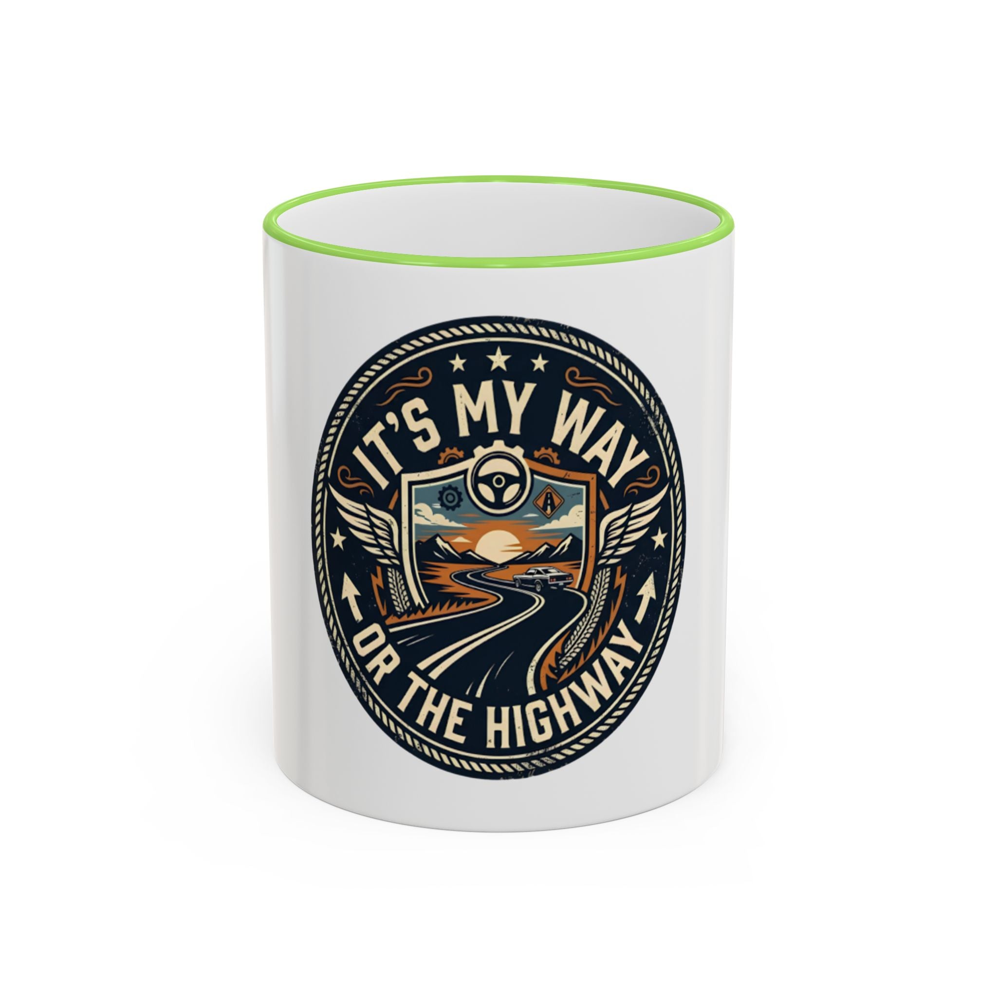 Accent Rim & Handle Mug (11oz, 15oz)