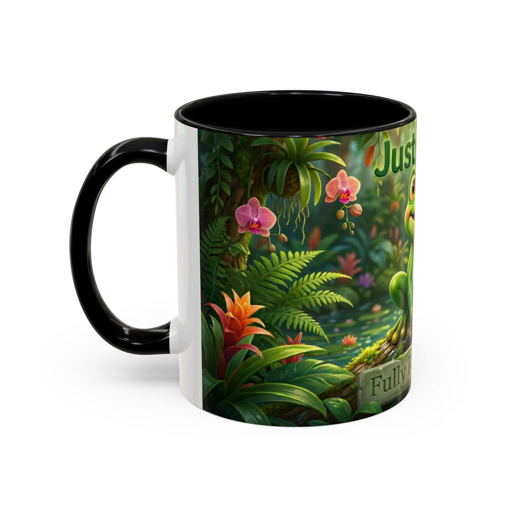 Just Frog It Coffee Mug — Faith-Inspired Cute Frog Accent Mug (11/15oz)