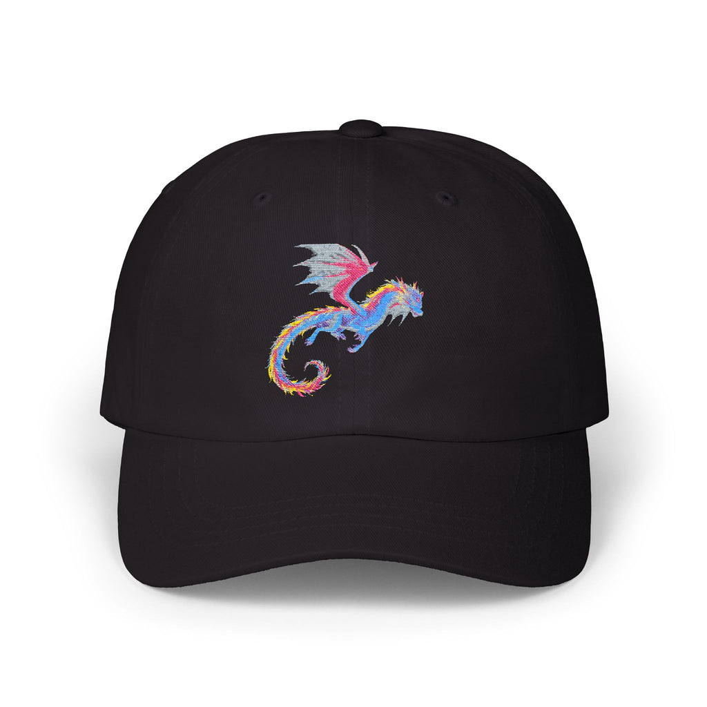 Embroidered Colorful Dragon Dad Cap — Classic Adjustable Baseball Hat
