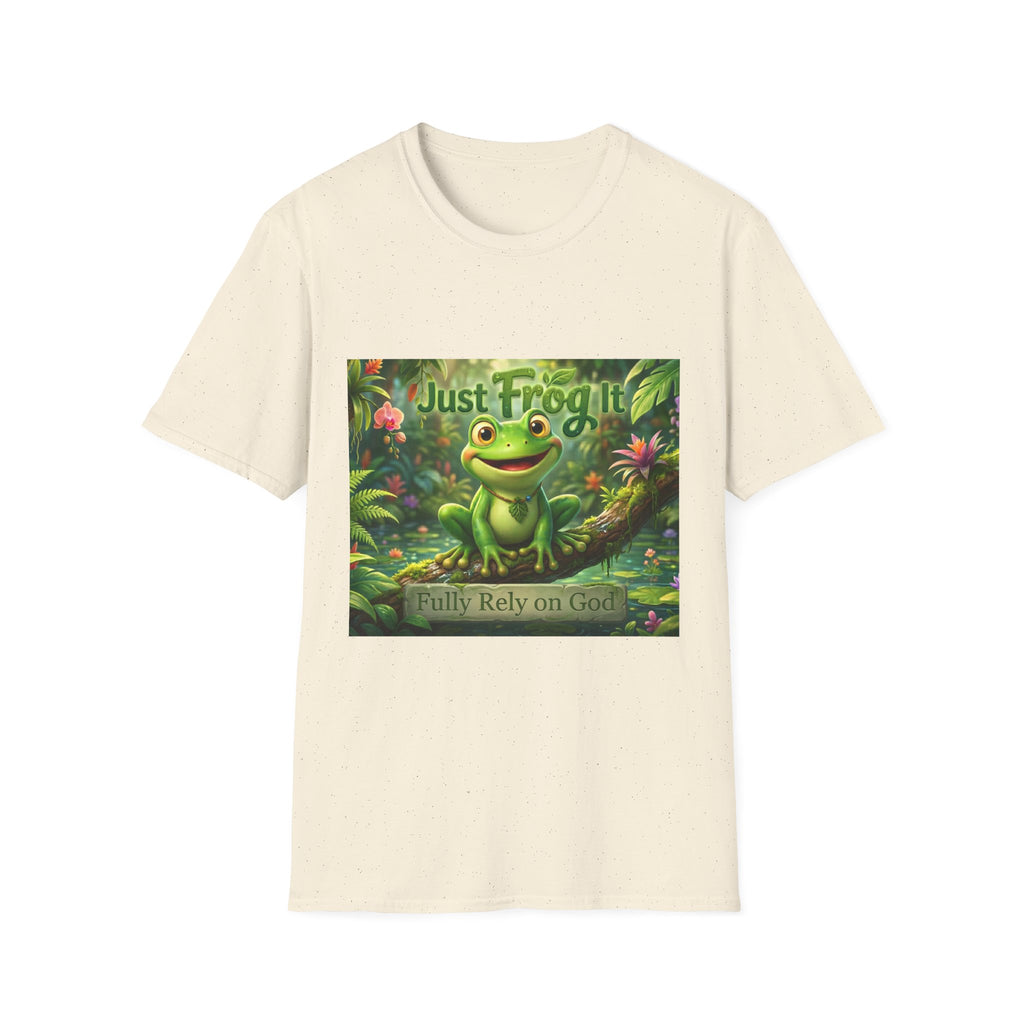 Just Frog It T-Shirt — Cute Frog Graphic Tee ("Just Frog It")