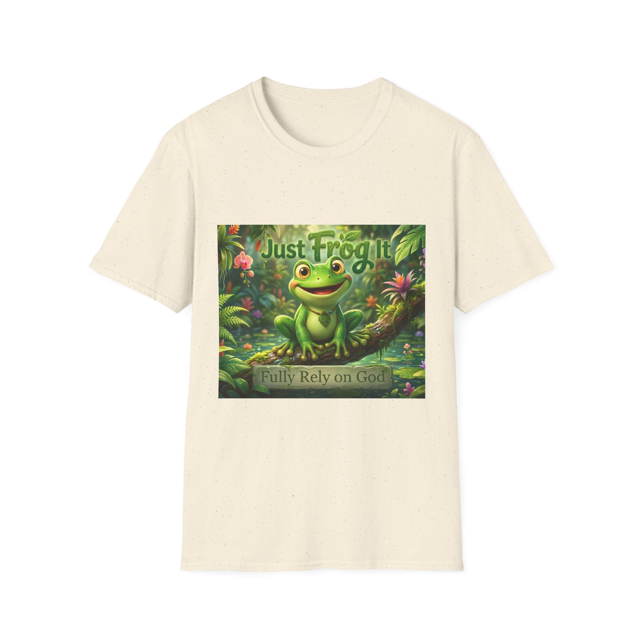 Just Frog It T-Shirt — Cute Frog Graphic Tee ("Just Frog It")