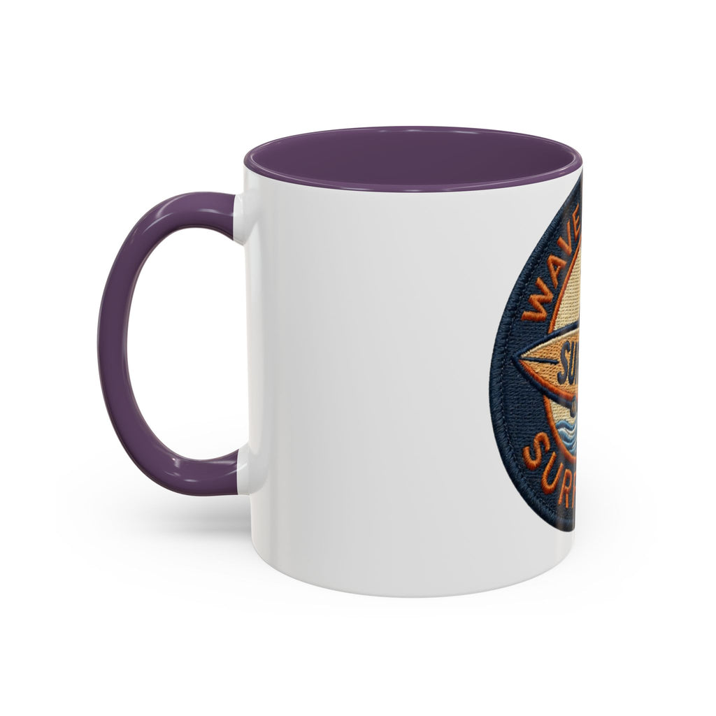 Surf's Up Wave Hunters Coffee Mug — Retro Surfin' USA Accent Mug