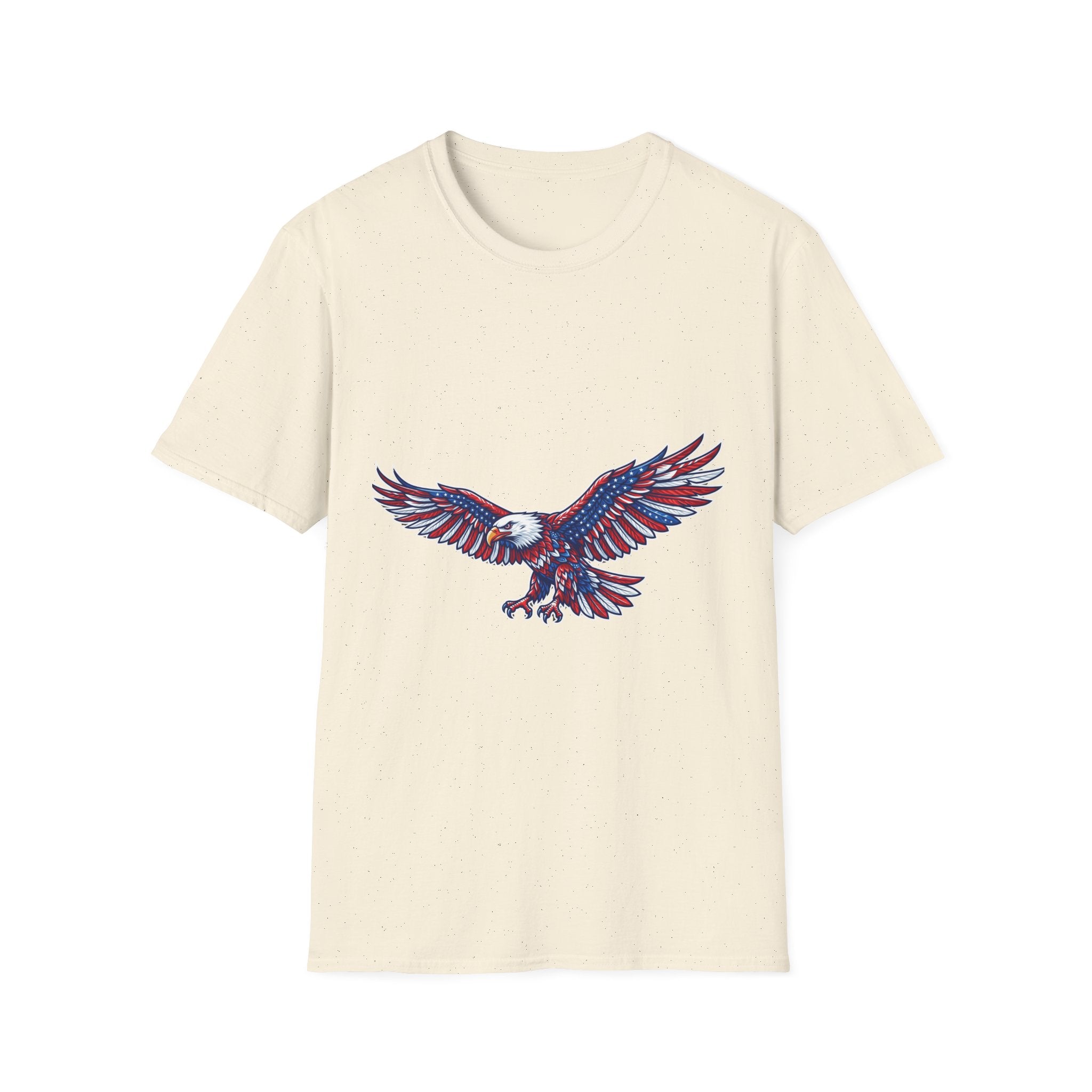 Patriotic Eagle T-Shirt — Red White & Blue Flying Eagle Tee