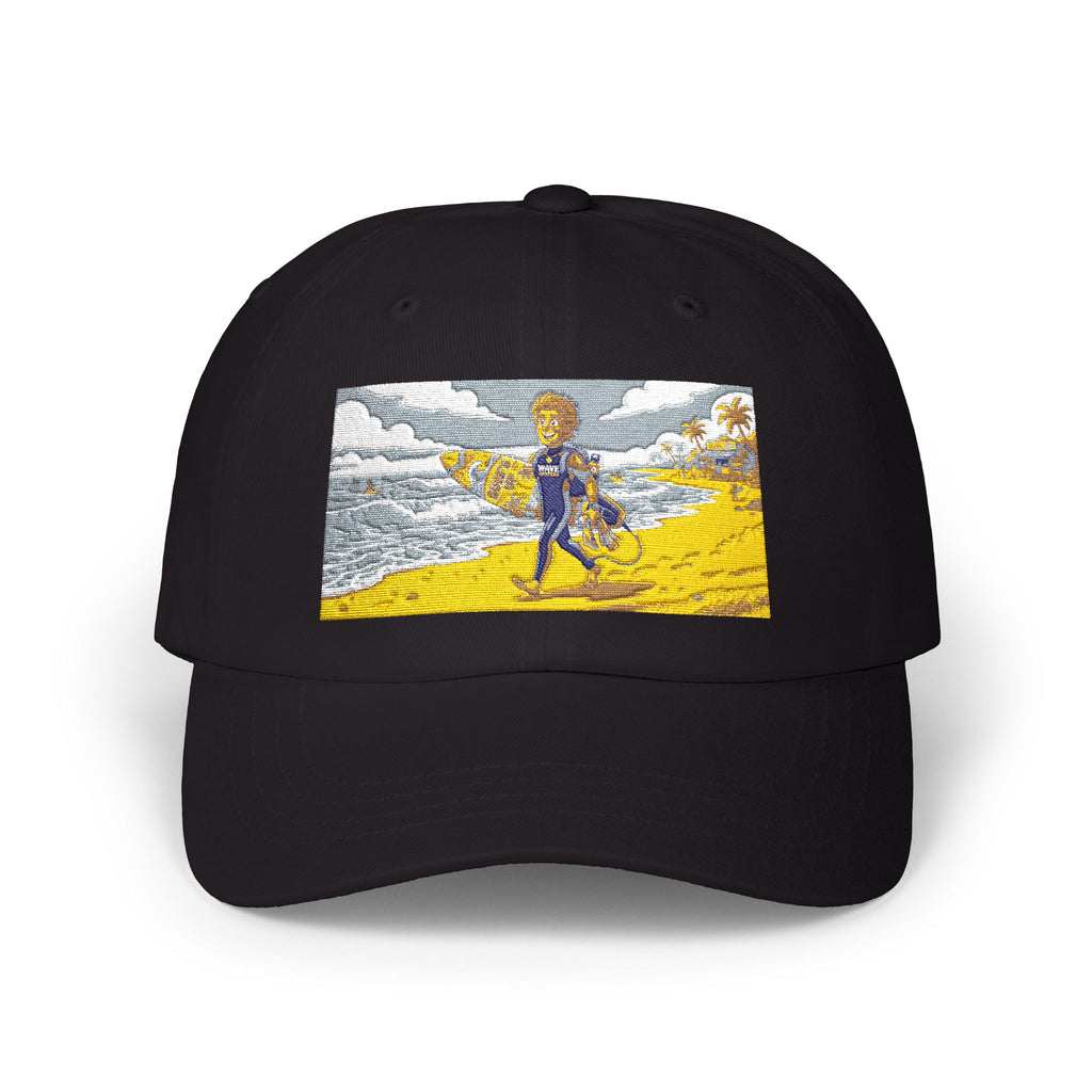 Dad Cap — Vintage Child with Kite Embroidered Baseball Hat