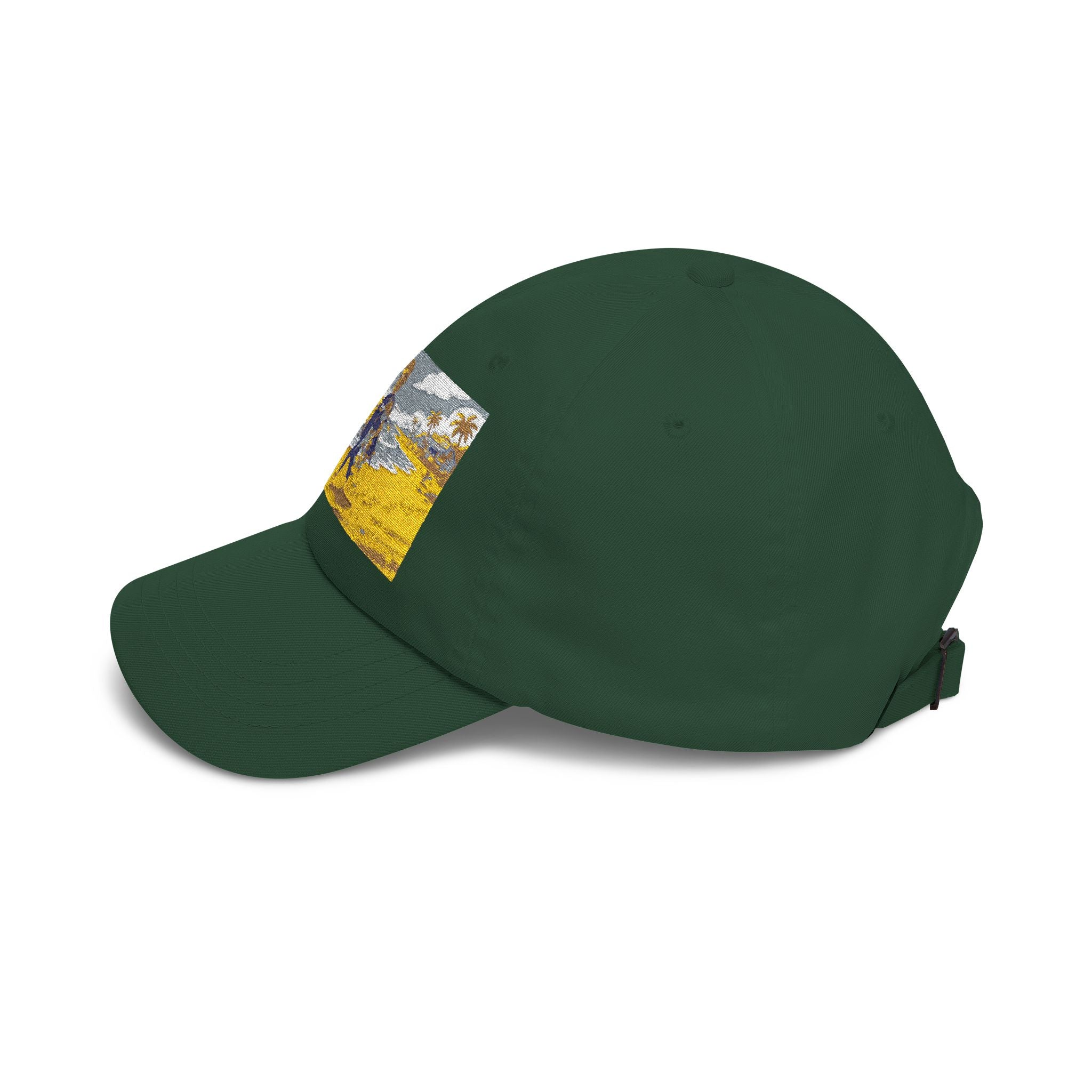 Dad Cap — Vintage Child with Kite Embroidered Baseball Hat