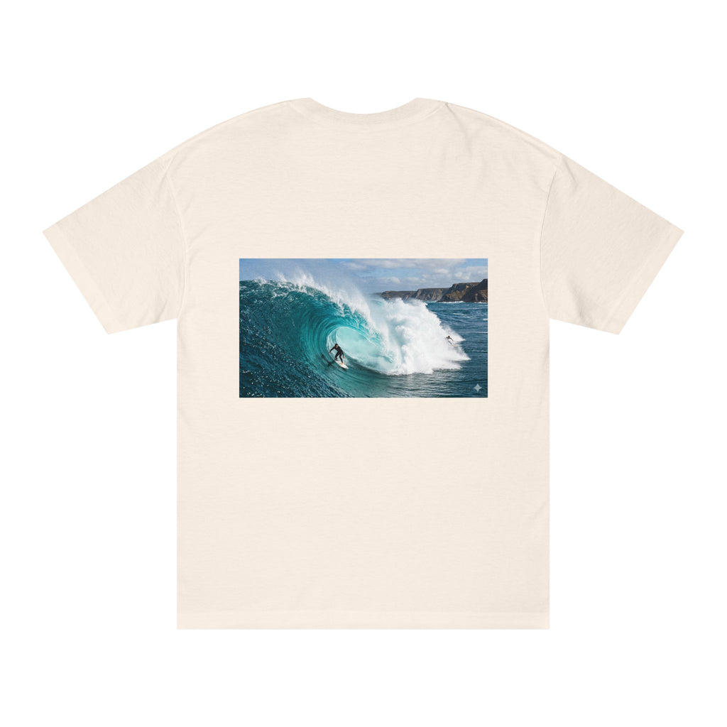 Surf Wave Photo T-Shirt — Barrel Wave Surfing Graphic Tee