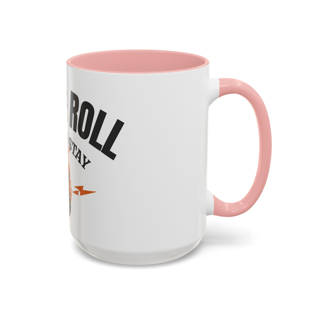 Rock & Roll Coffee Mug – "Here to Stay" Accent Ceramic Mug (11/15oz)