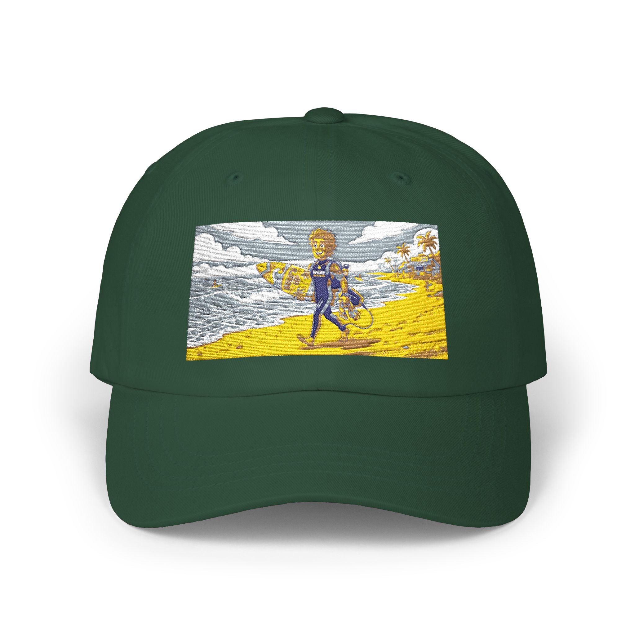 Dad Cap — Vintage Child with Kite Embroidered Baseball Hat