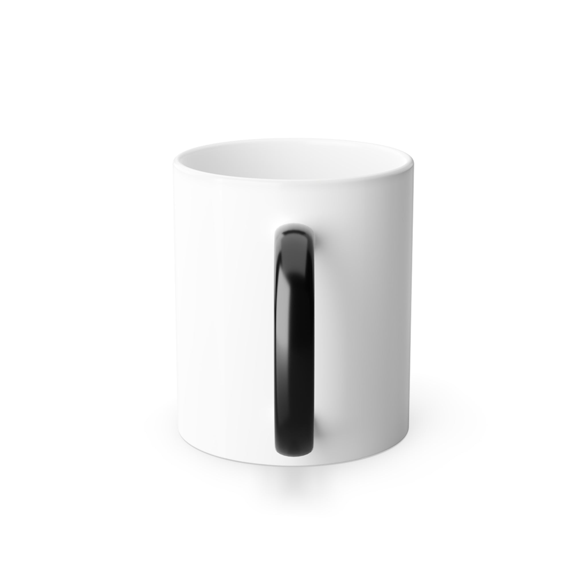 Color Morphing Mug — Abstract Cubist Art Coffee Cup (11oz)