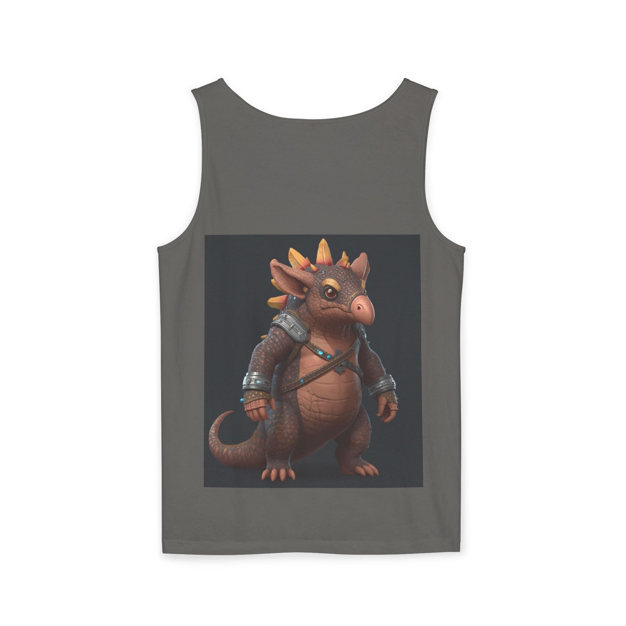 Dragon Warrior Tank Top — Cute Armored Baby Dragon Graphic