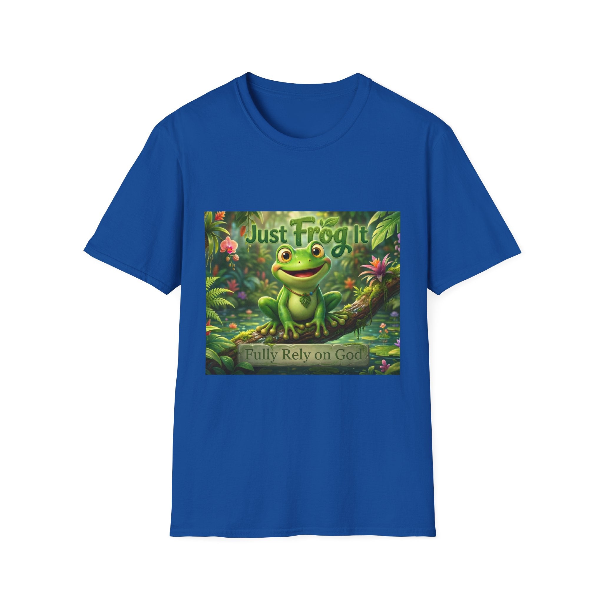 Just Frog It T-Shirt — Cute Frog Graphic Tee ("Just Frog It")