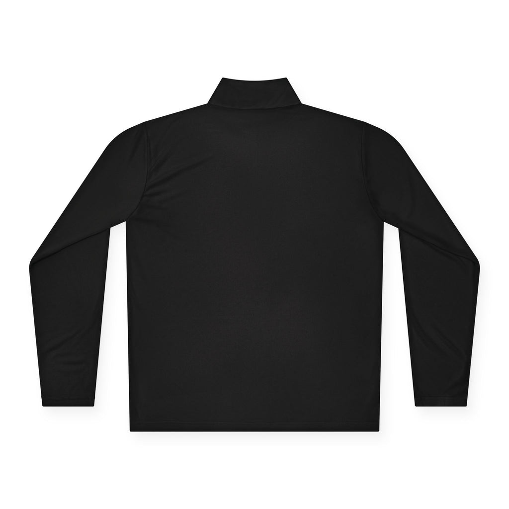 LBI Logo Cozy Crew Quarter-Zip Pullover — Retro Sunset