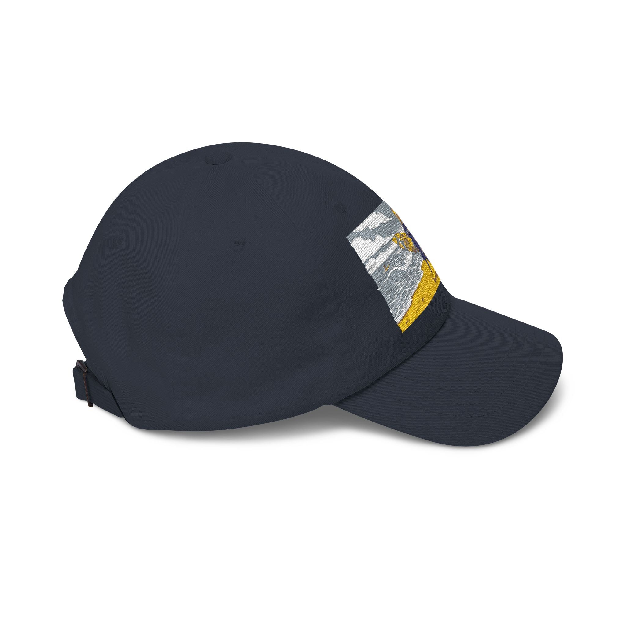 Dad Cap — Vintage Child with Kite Embroidered Baseball Hat
