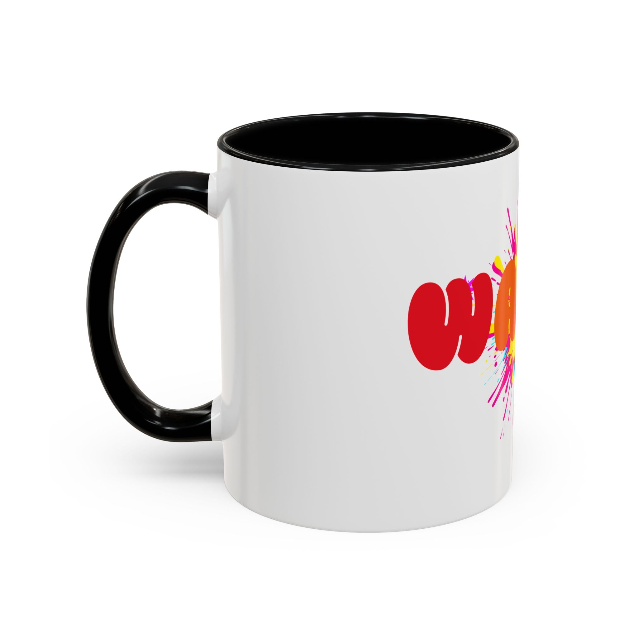 Wazzup Rainbow Splash Accent Coffee Mug (11/15oz)