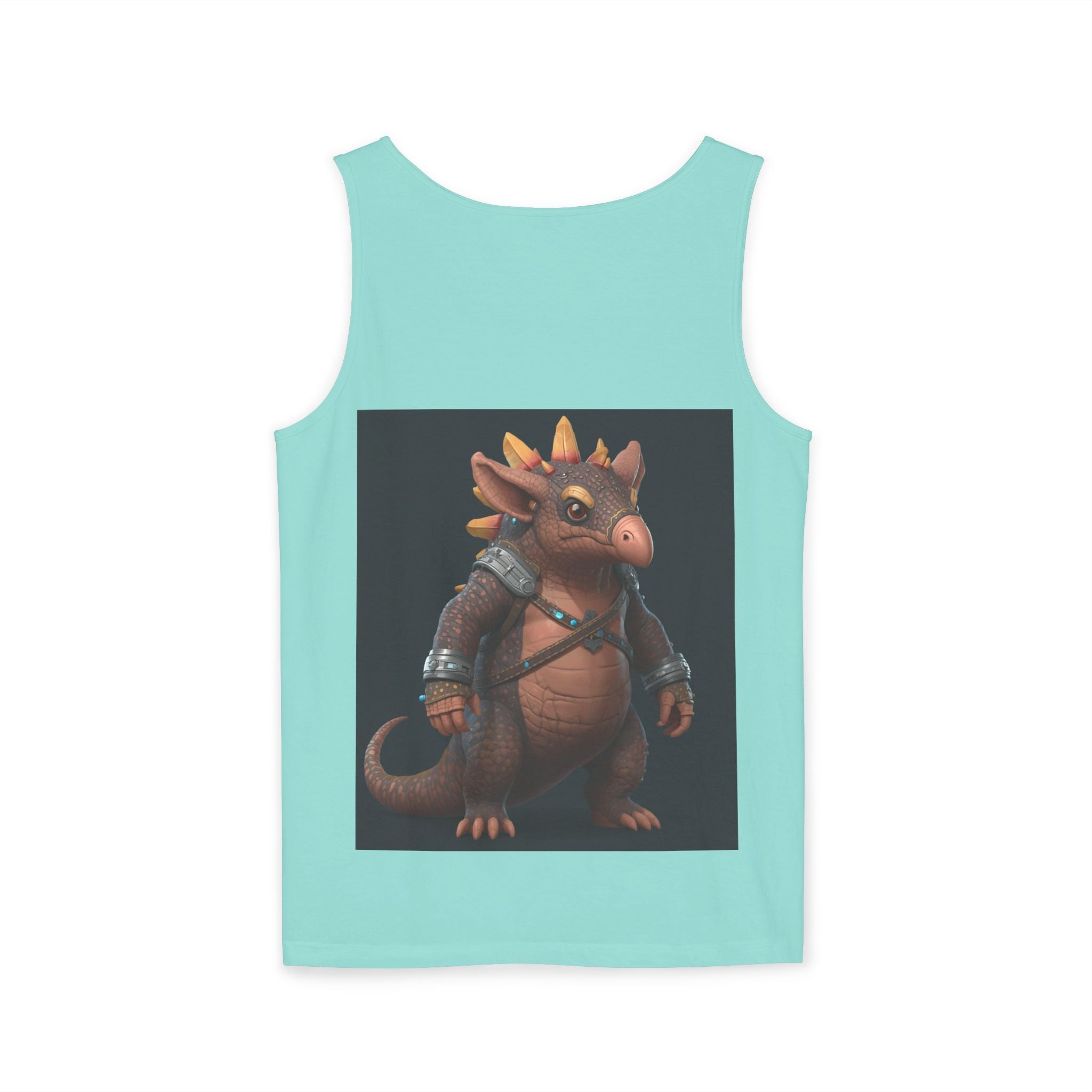 Dragon Warrior Tank Top — Cute Armored Baby Dragon Graphic