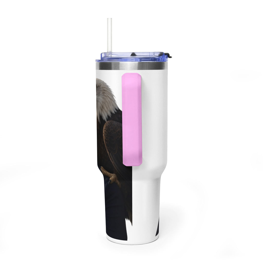 40oz Vacuum Tumbler — Thoughtful Portrait Travel Mug