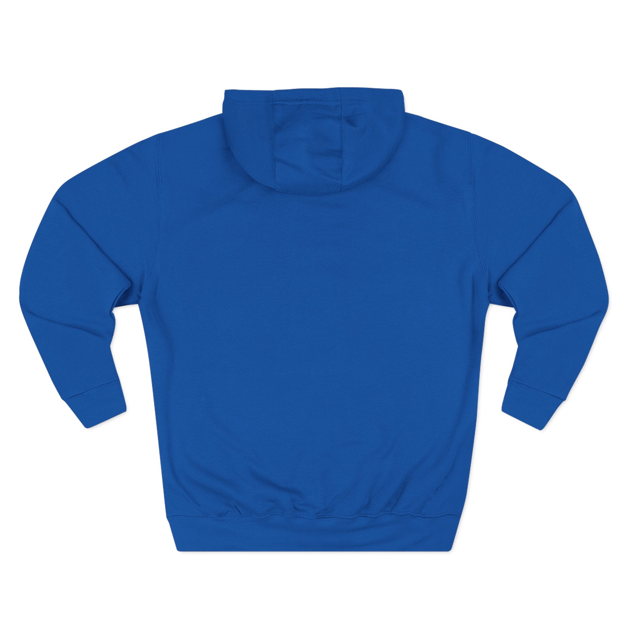 Eagle Flight Hoodie — Patriotic Red & Blue Soaring Eagle Graphic