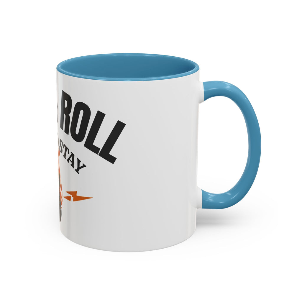 Rock & Roll Coffee Mug – "Here to Stay" Accent Ceramic Mug (11/15oz)
