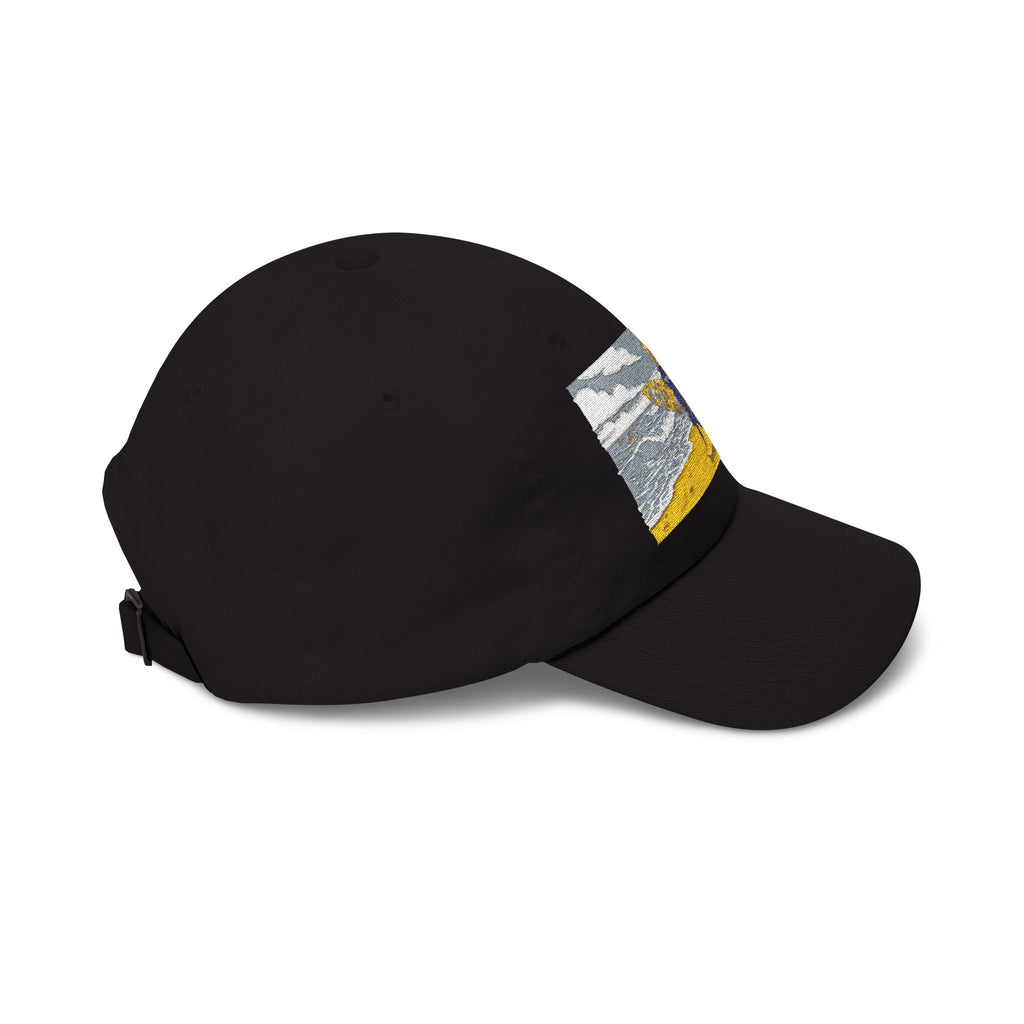 Dad Cap — Vintage Child with Kite Embroidered Baseball Hat