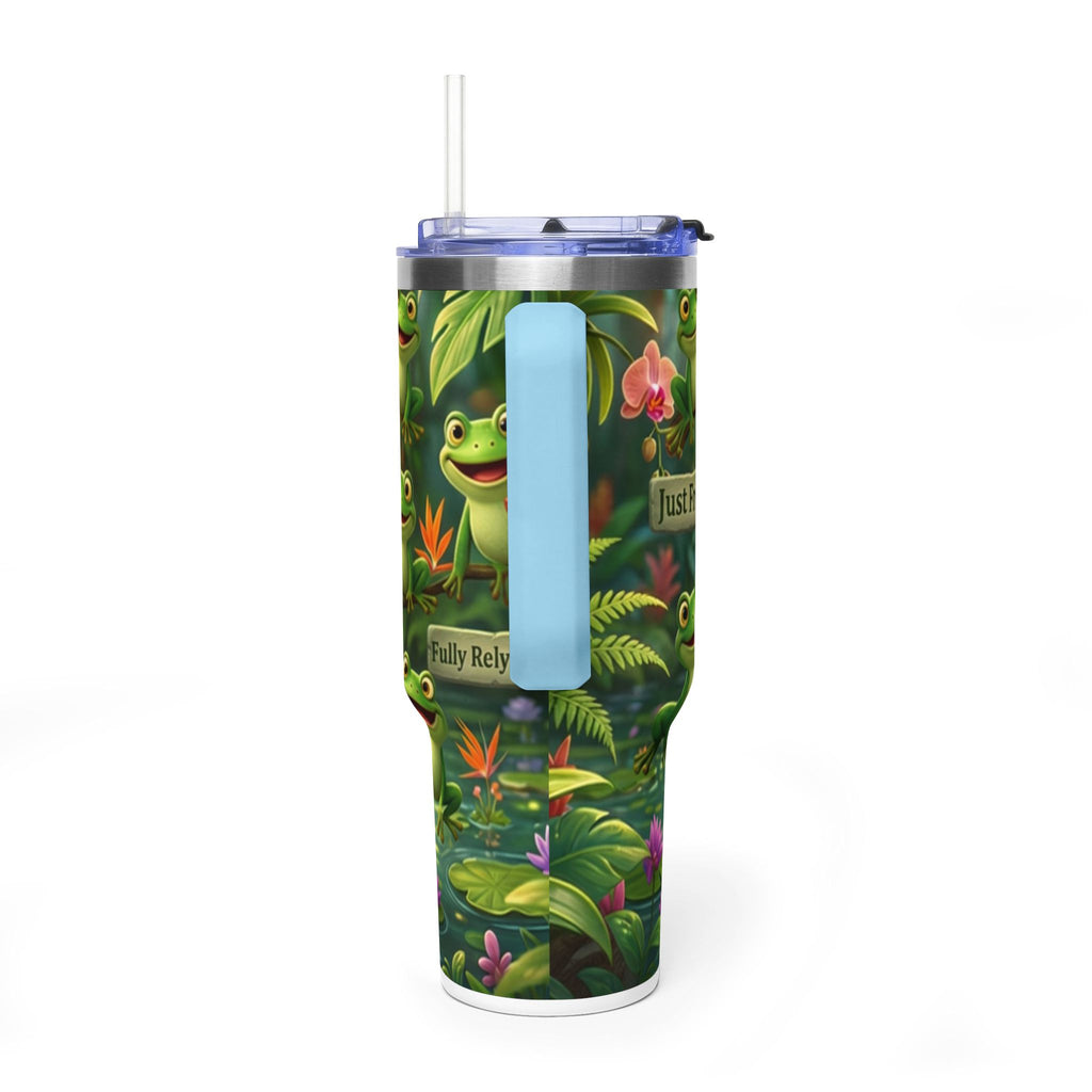 40oz Frog Tumbler – 'Just Frog It' Thermal Travel Cup