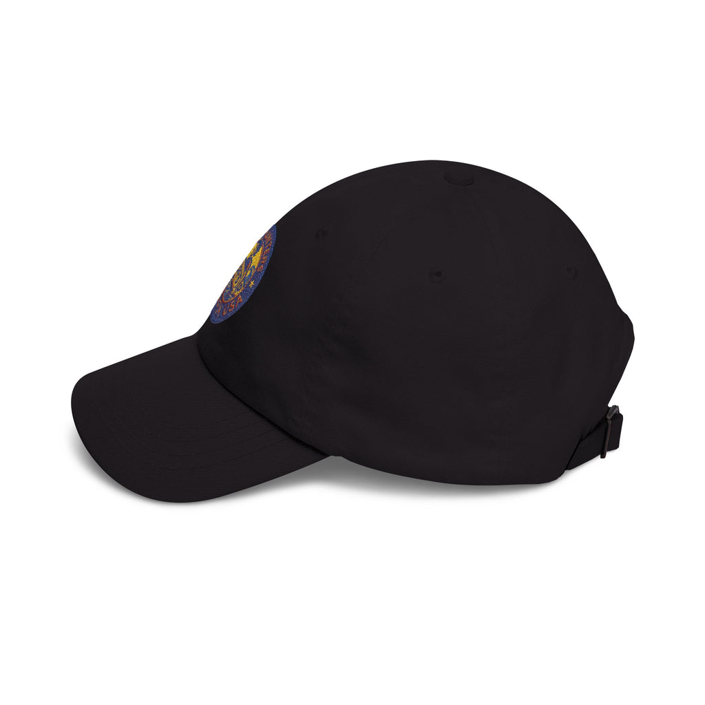 Dad Cap — Retro Surf Patch “Wave Hunter Surfin USA” Embroidered Baseball Hat