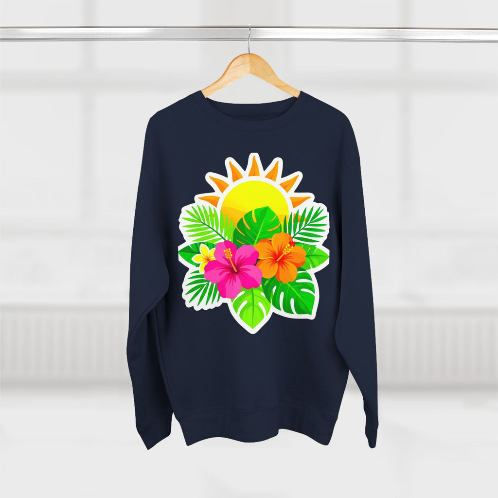 Tropical Hibiscus Crewneck Sweatshirt