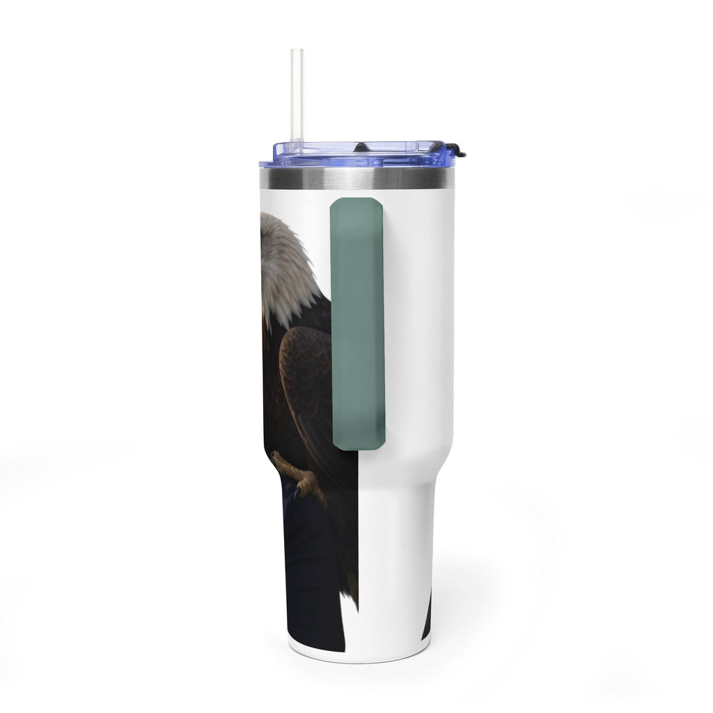 40oz Vacuum Tumbler — Thoughtful Portrait Travel Mug