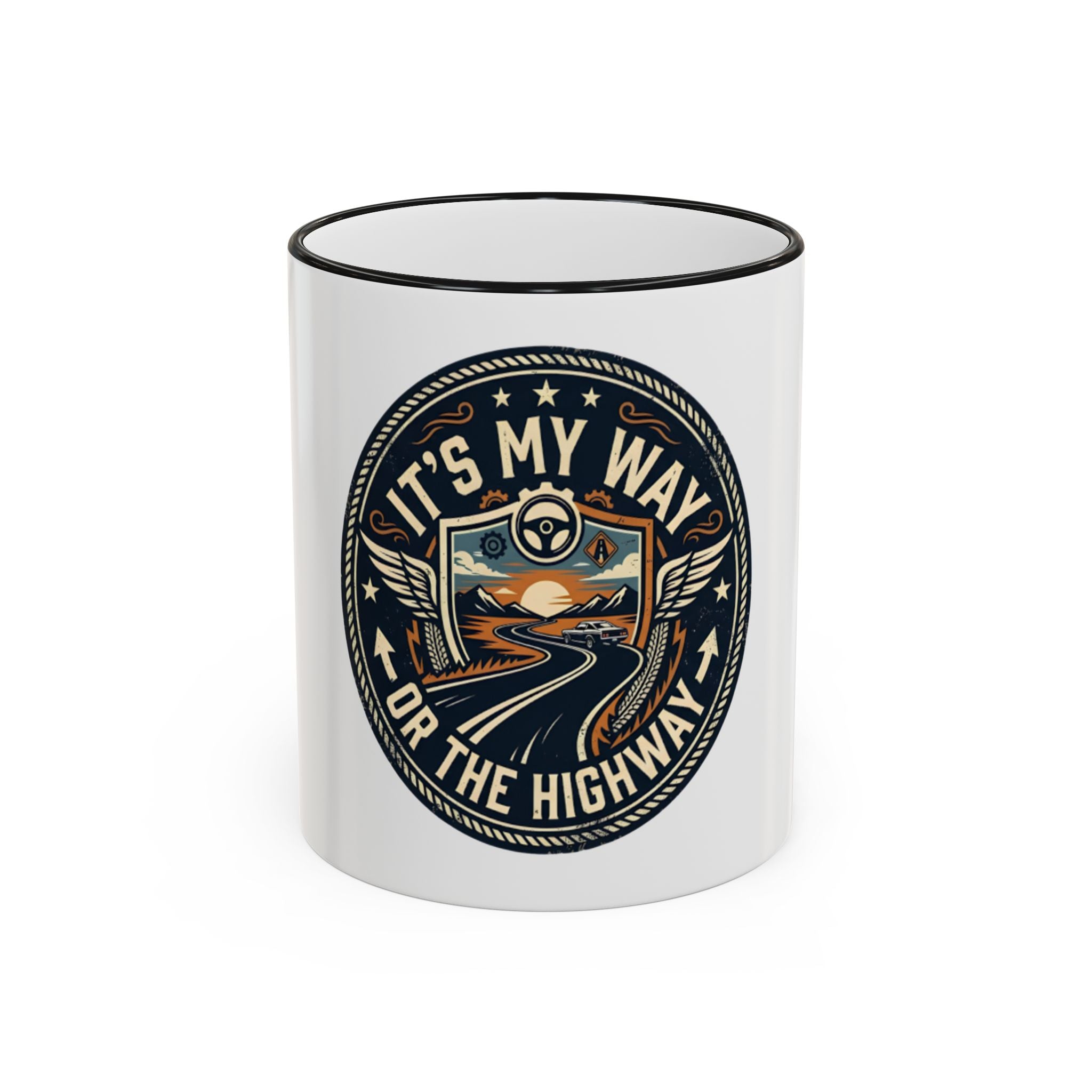 Accent Rim & Handle Mug (11oz, 15oz)